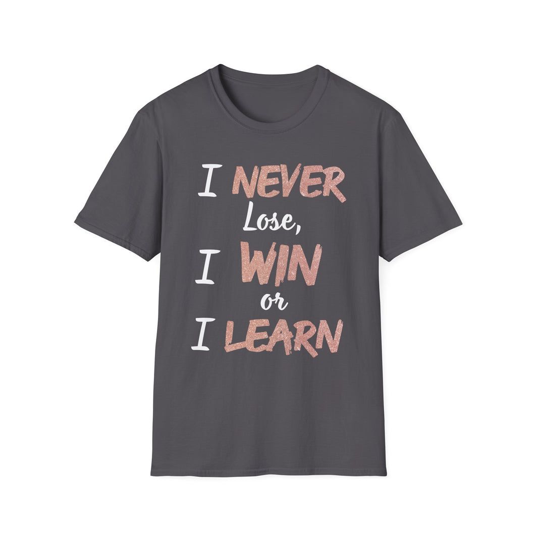 I never Lose (Rose Gold Glitter)