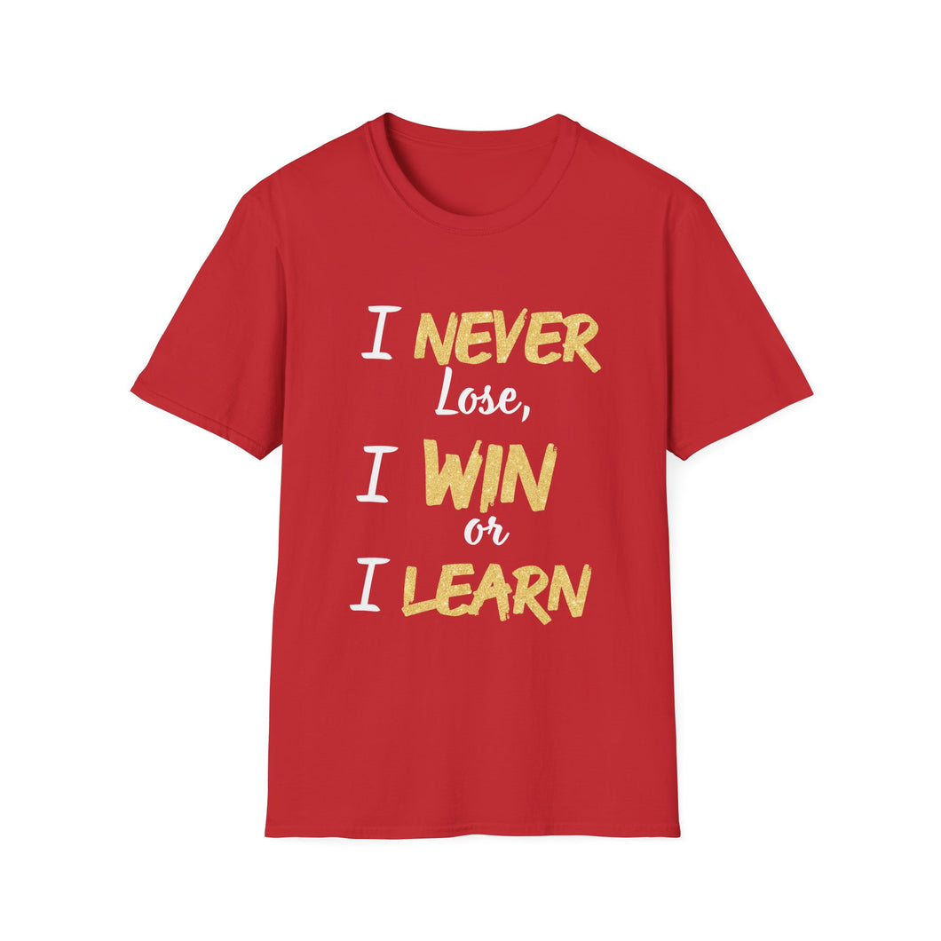 I never Lose (Gold Glitter)